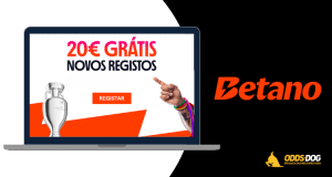 Betano Apostas Bónus Grátis | 20€ no Registo Sem Depósito