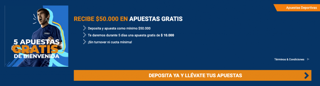 Rivalo Apuestas | Hasta $50.000 en Apuestas Gratis