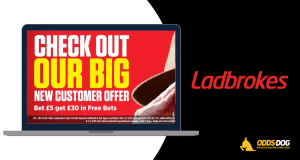 Ladbrokes Sports Welcome Offer – Get £30 in Free Bets!