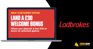 Ladbrokes Casino Welcome Offer – Get a £30 Bonus!