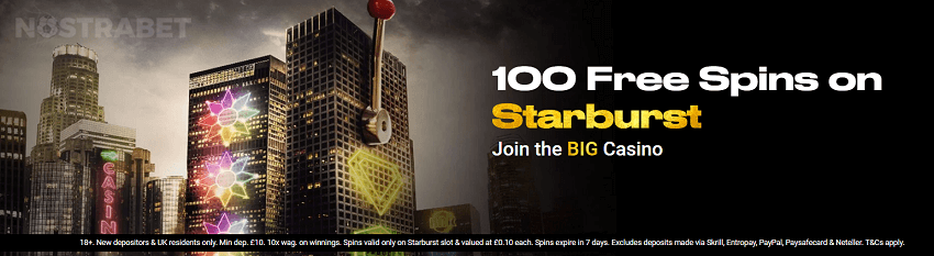 100 Free Spins on Starburst at Bwin Casino – Join the BIG Casino Today!