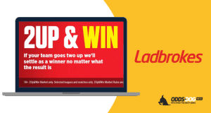 Ladbrokes 2UP: Get Paid When Your Team Goes 2 Goals Up!