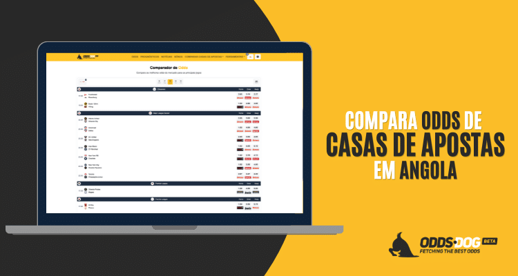 Comparador de Odds de Futebol em Angola